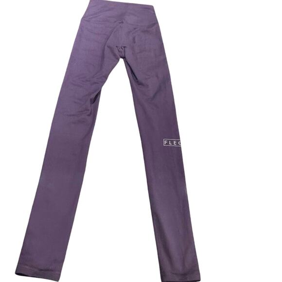 Fleo Comfortable Stretchy Soft Gym Athletic Leggings in Purple Size XS‎ - Picture 2 of 5
